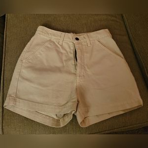 ABE Cream Denim Shorts